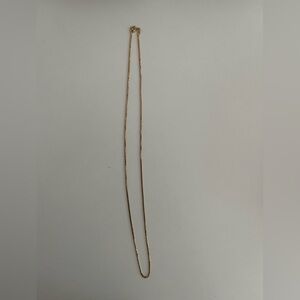 14k Box Chain Gold Necklace